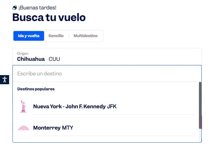 Paso 1: Ingresa a la página web de Aeroméxico