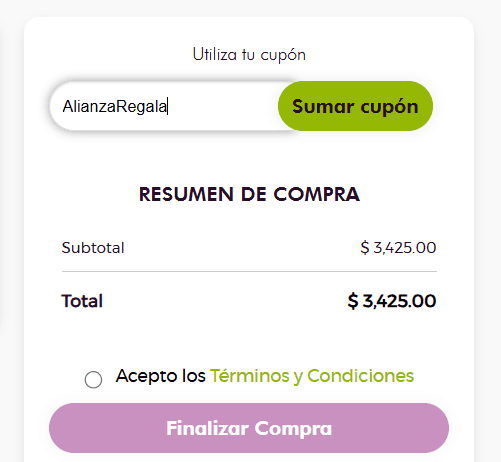Paso 3: Revisa la compra