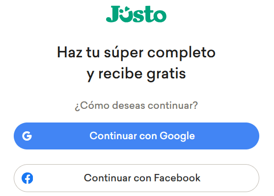 Paso 1: Ingresa a la web de Jüsto