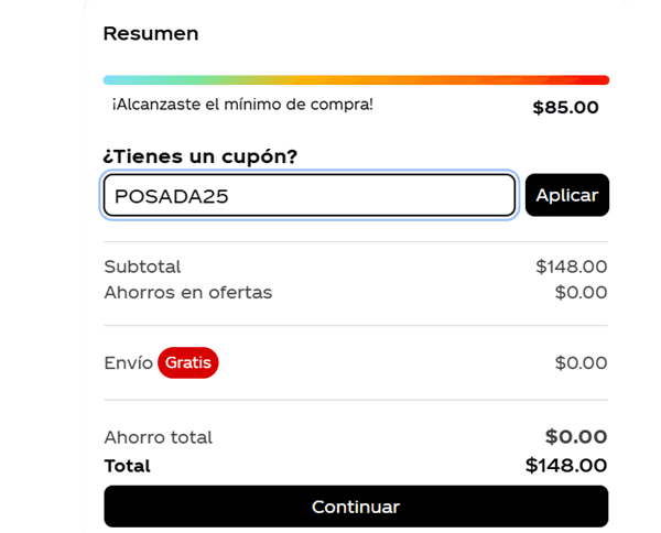 Paso 3: Revisa la compra