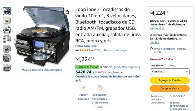 Paso 1: En la web de Amazon explora el catálogo