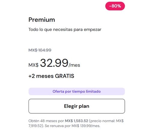 Paso 1: Entra a la web de Hostinger