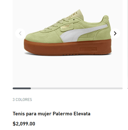 Paso 1: En la web de Puma revisa el catálogo completo
