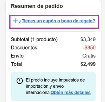 Paso 3: Revisa la compra