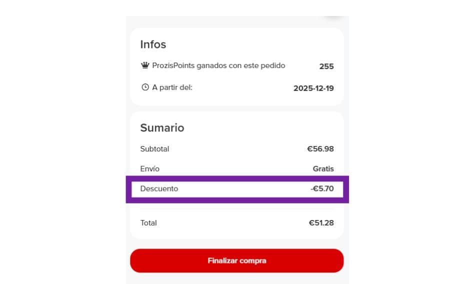Paso 4: Aplica el cupón
