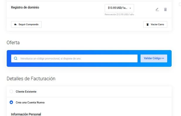 Paso 6: A continuación podrás ver todos los detalles de tu pedido
