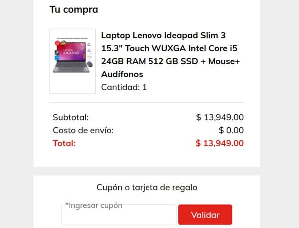 Paso 6: Verás el resumen de pago