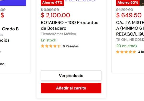 Paso 1: Elige tus productos