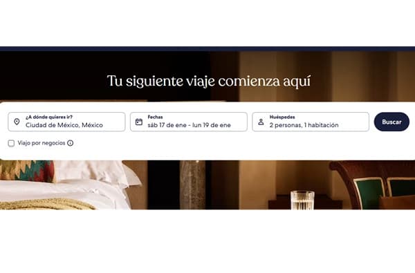 Paso 1: Entra a la web de Hoteles