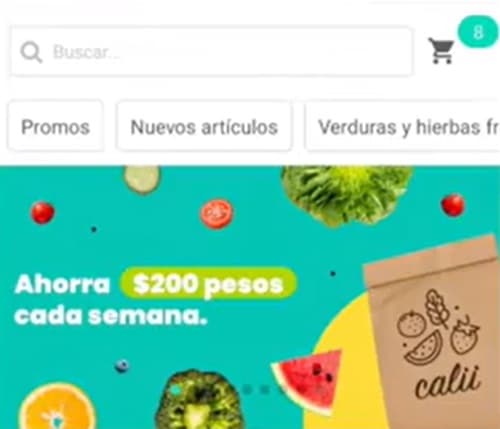 Paso 1: Descarga la app de Calii, regístrate, explora el catálogo