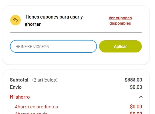 Paso 4: Aplica el cupón