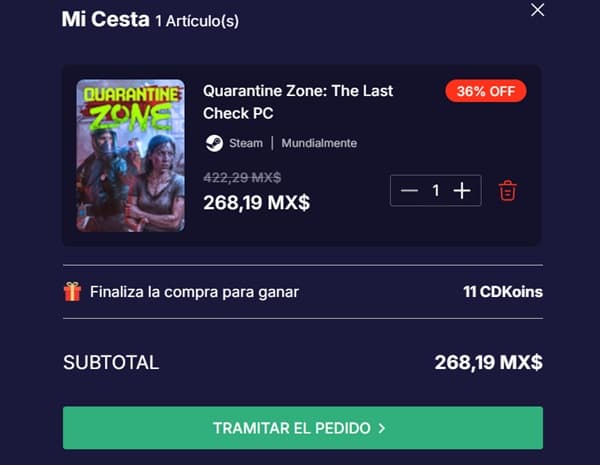 Paso 2: Abre el checkout