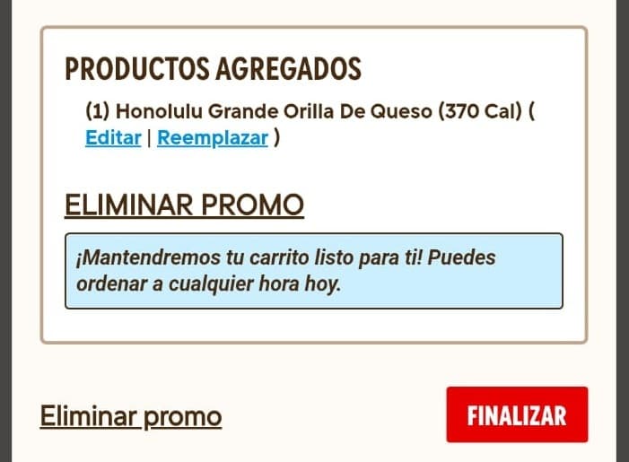 Paso 4: A continuación, verás los artículos agregados