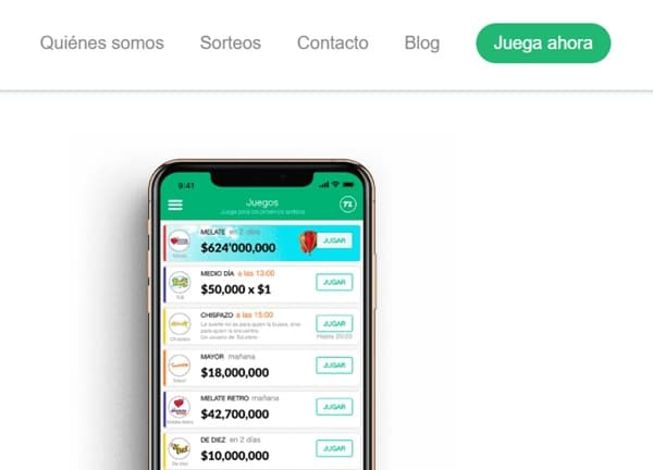 Paso 1: Ingresa a la web de TuLotero