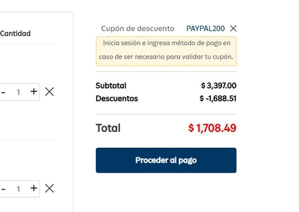 Paso 2: Abre el checkout