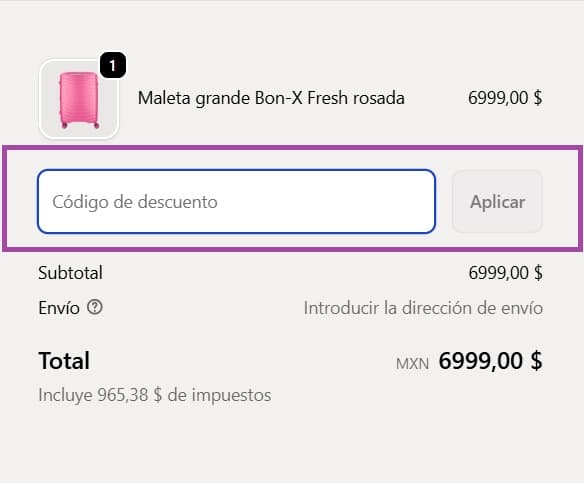 Paso 4: Aplica el cupón