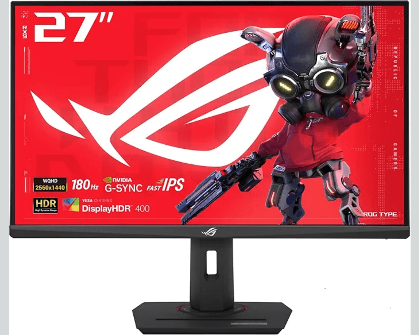 Monitor ASUS ROG Strix de 27 Pulgadas QHD para Gaming
