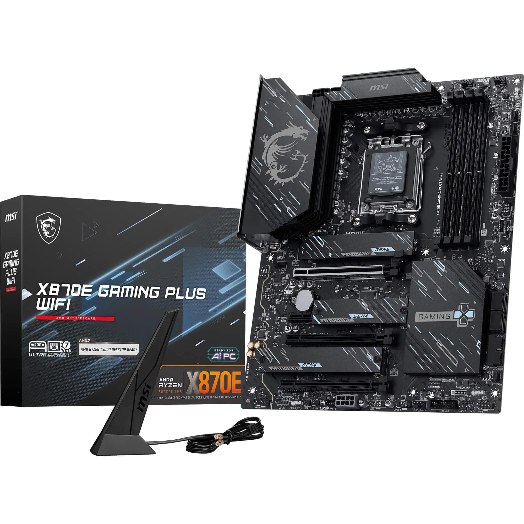 MSI X870E Gaming Plus: Placa Base WiFi ATX para Procesadores AMD Ryzen