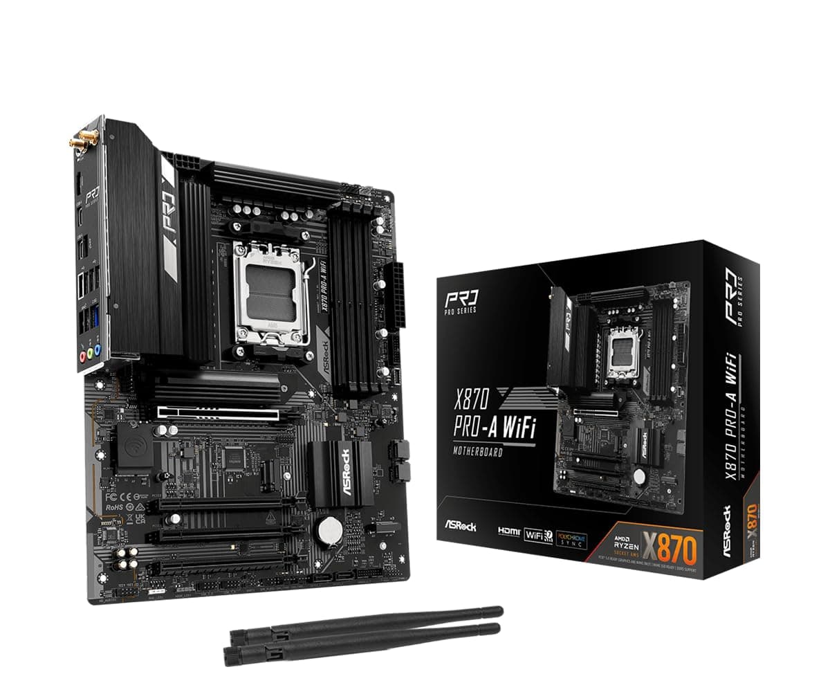 Placa Base ASRock X870 Pro-A WiFi para Procesadores AMD AM5