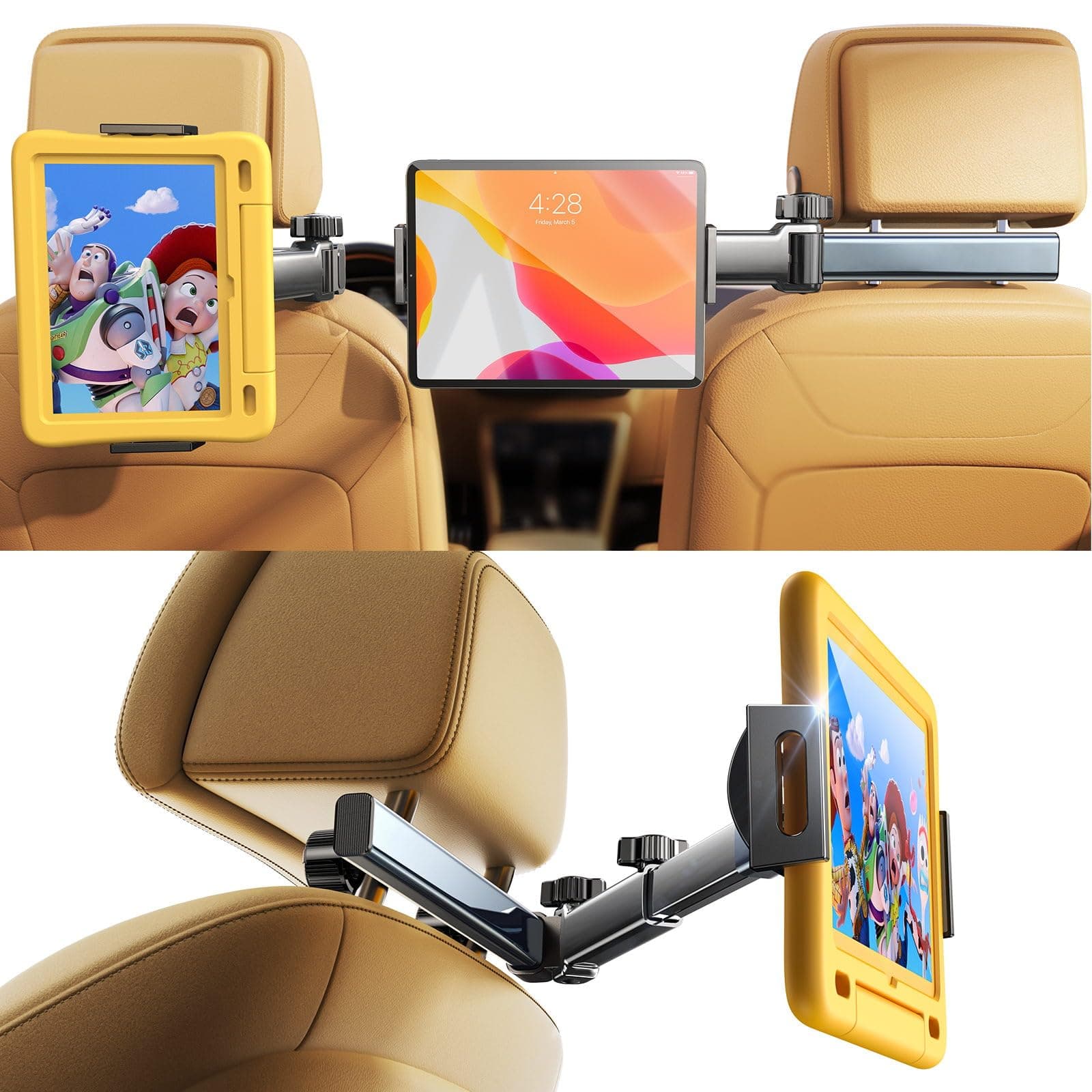 Soporte de Tablet para Automóvil LISEN - Ideal para Viajes Largos