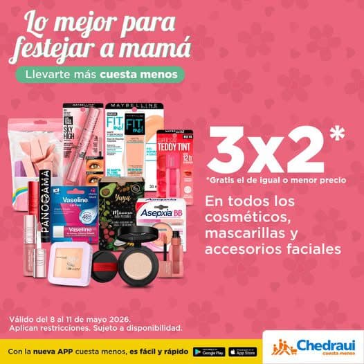 Chedraui: Ofertas Fin de Semana 3×2, 4×3 y hasta 30% de Bonificación