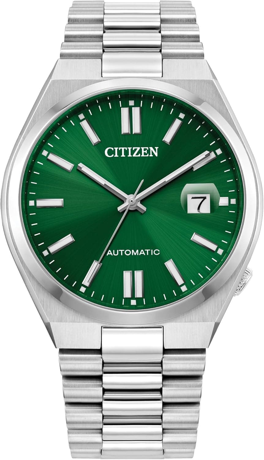 Reloj Citizen Tsuyosa Automático Verde con Estilo Deportivo