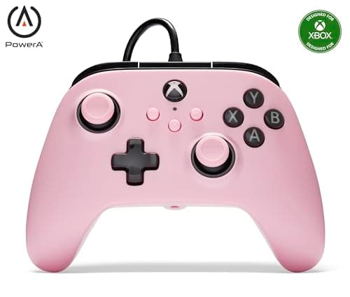Controlador con cable PowerA para Xbox Series X|S - Rosa