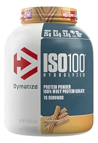 Proteína Dymatize Whey ISO 100 Hydrolyzed de 2.3 kg Sabor Cinnamon Churro - $ 2,299