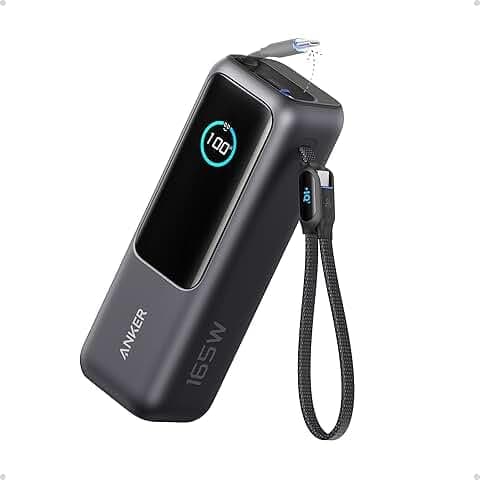 Anker Power Bank 165W 25000mAh con 3 Puertos USB-C y Carga Múltiple