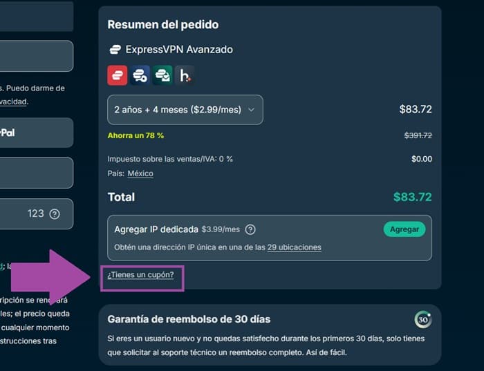 Paso 4: Aplica el cupón