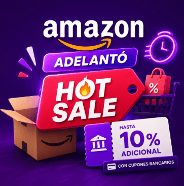 Cupones Amazon Pre Hot Sale del 18 al 24 de mayo (hasta 35% + 10% extra)