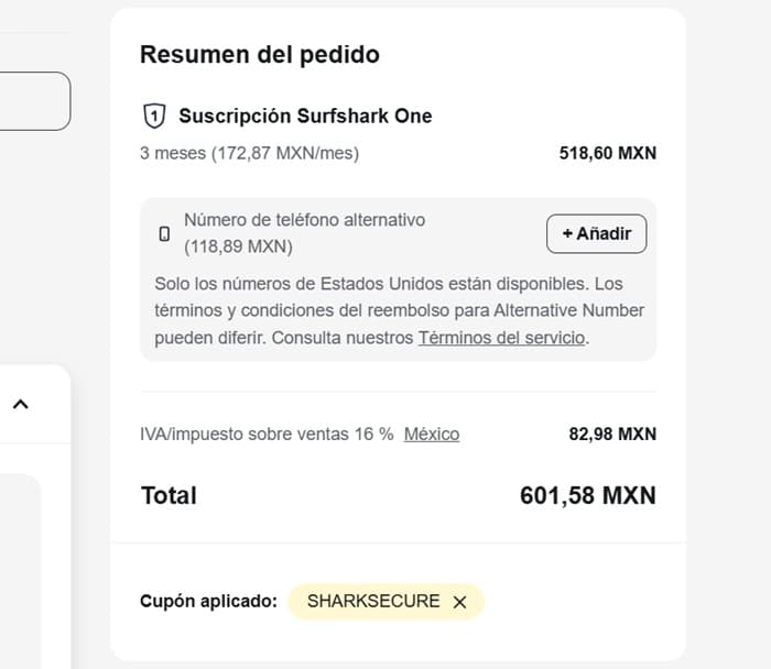 Paso 5: Confirma el descuento
