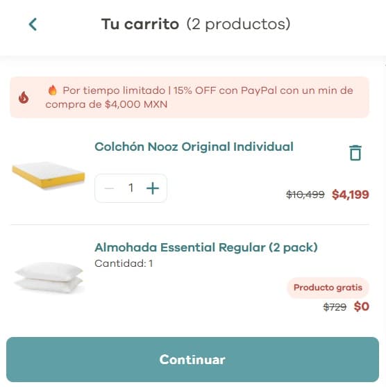 Paso 3: Da clic en el logo del carrito