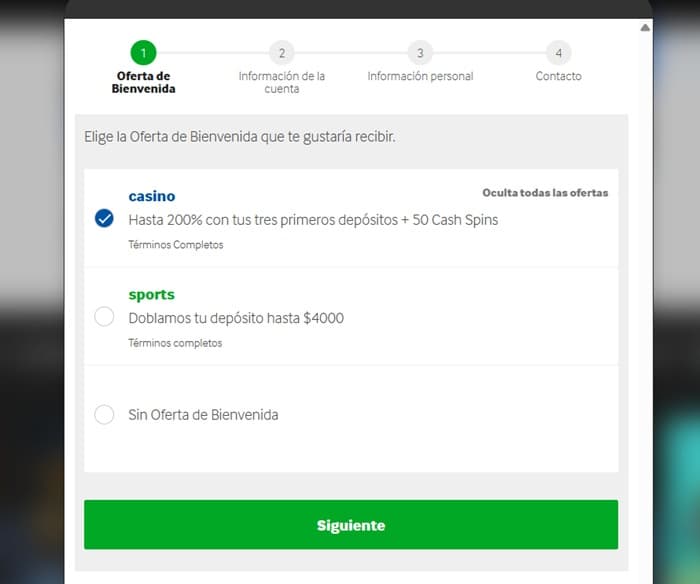 Paso 2: Abre el checkout