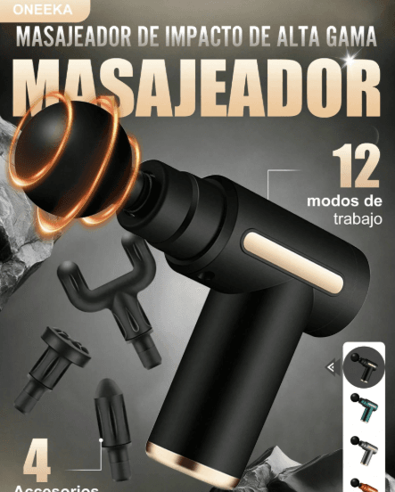 ONEEKA Mini Pistola de Masaje Fría y Caliente - Relajación Muscular Efectiva