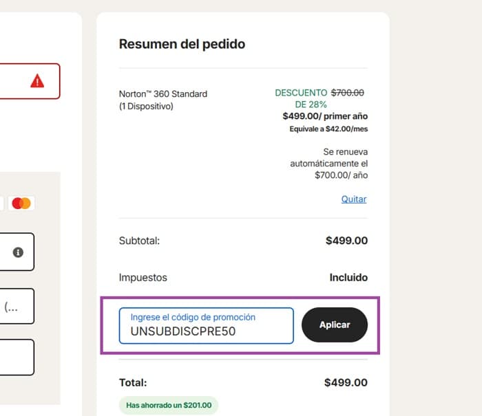Paso 4: Aplica el cupón
