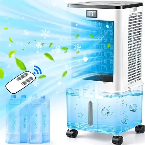 LICHTB Enfriador Portátil 12L con Control Remoto y Temporizador