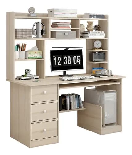 Escritorio de Ordenador con Cajones 110x45x152 cm - Solo $1,680