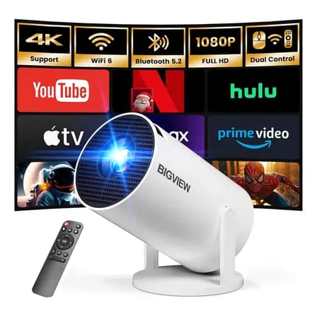 Proyector Bigview Mini Pro Hy300 4K Wifi Portátil