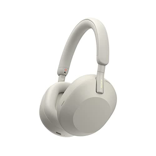 Sony WH-1000XM5 Audífonos inalámbricos con Cancelación de Ruido, Plateado (Versión Extranjera)