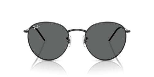 Ray-Ban Lentes Solar 0RBR0103S Unisex Round Reverse Metal Phantos Black 55