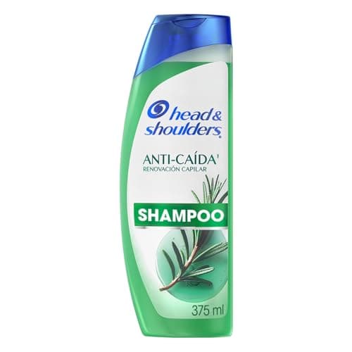 Head & Shoulders Shampoo Anti-Caída' Renovación Capilar con romero para el cabello, ayuda con la retención de cabello 375 ml