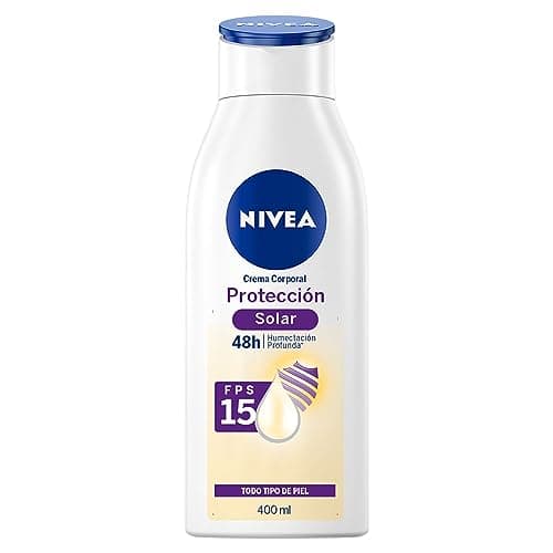 Crema Corporal Humectante NIVEA con Protección Solar FPS 15 (400 ml)