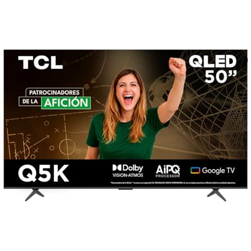 Amazon: TCL Smart TV 50" 50Q5K QLED 4K con Google TV y Control por Voz