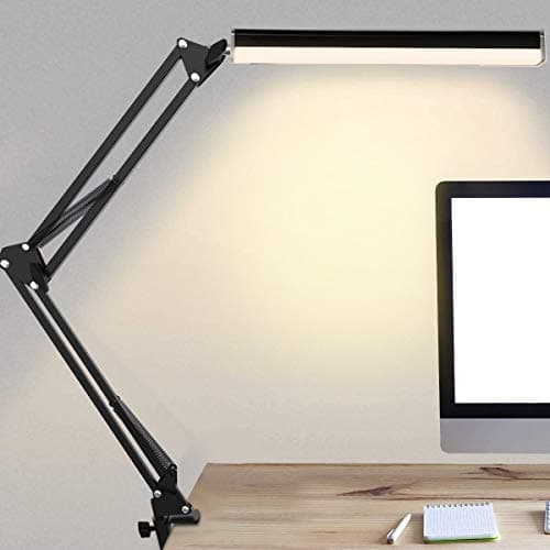 Lámpara de Escritorio Salandens con Brazo Flexible y 3 Modos de Iluminación