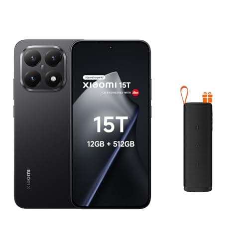 XIAOMI 15T - Smartphone 12GB RAM 512GB ROM Negro + Bocina Sound Outdoor
