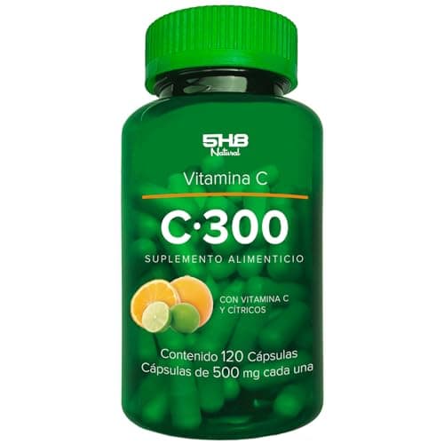 5H8 Nutrition | Vitamina C - 300 mg - Suplemento Alimenticio con Vitamina C - 120 Cápsulas