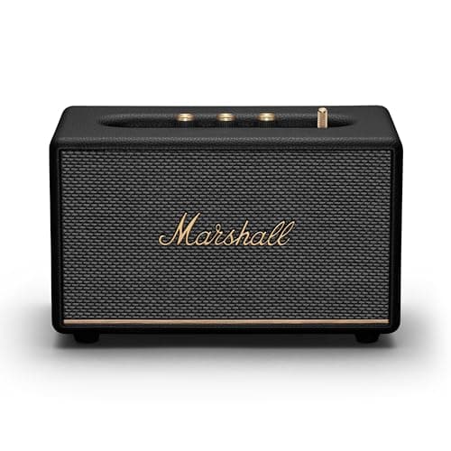 Marshall Acton III - Bocina Inalámbrica Bluetooth Negra con Sonido Potente