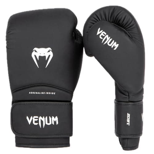 Venum - Guantes de boxeo Contender 1.5, 454 g (16 oz), negro y blanco
