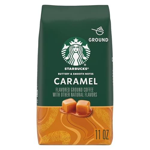 Starbucks Café molido con sabor - Caramelo - 1 bolsa (11 onzas)